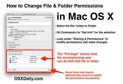 How to Set File Permissions on a Mac .